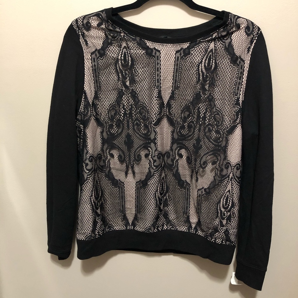 Lace sweater
